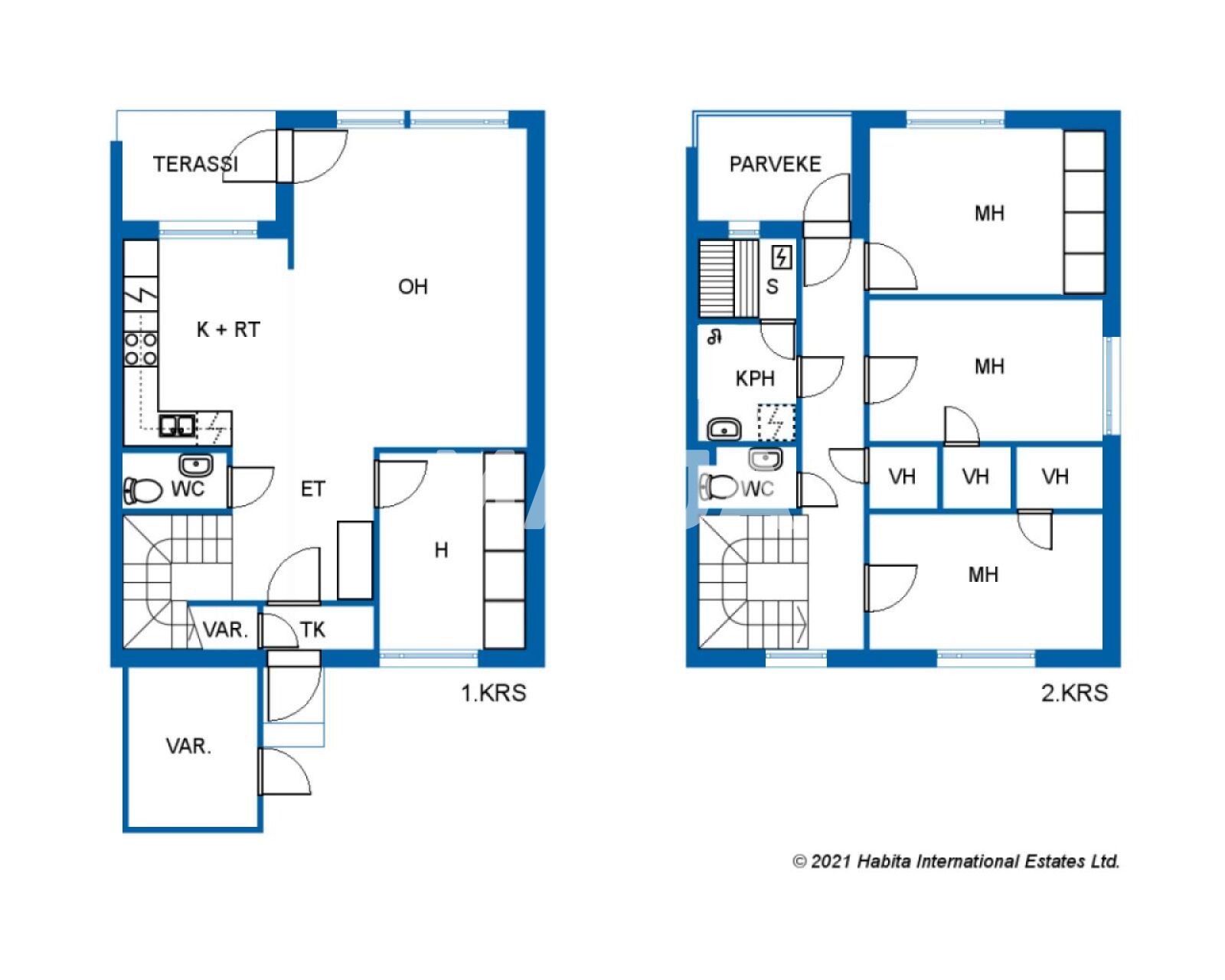 Mieszkanie 5 pokojów 113 m² Helsinki sub region, Finlandia