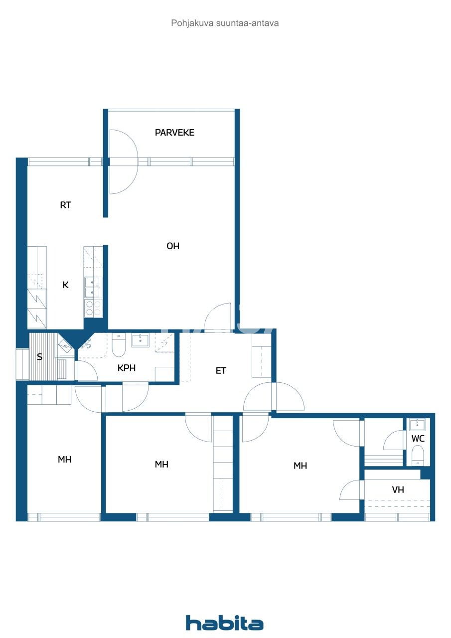 Appartement 4 chambres 92 m² Oulu sub region, Finlande