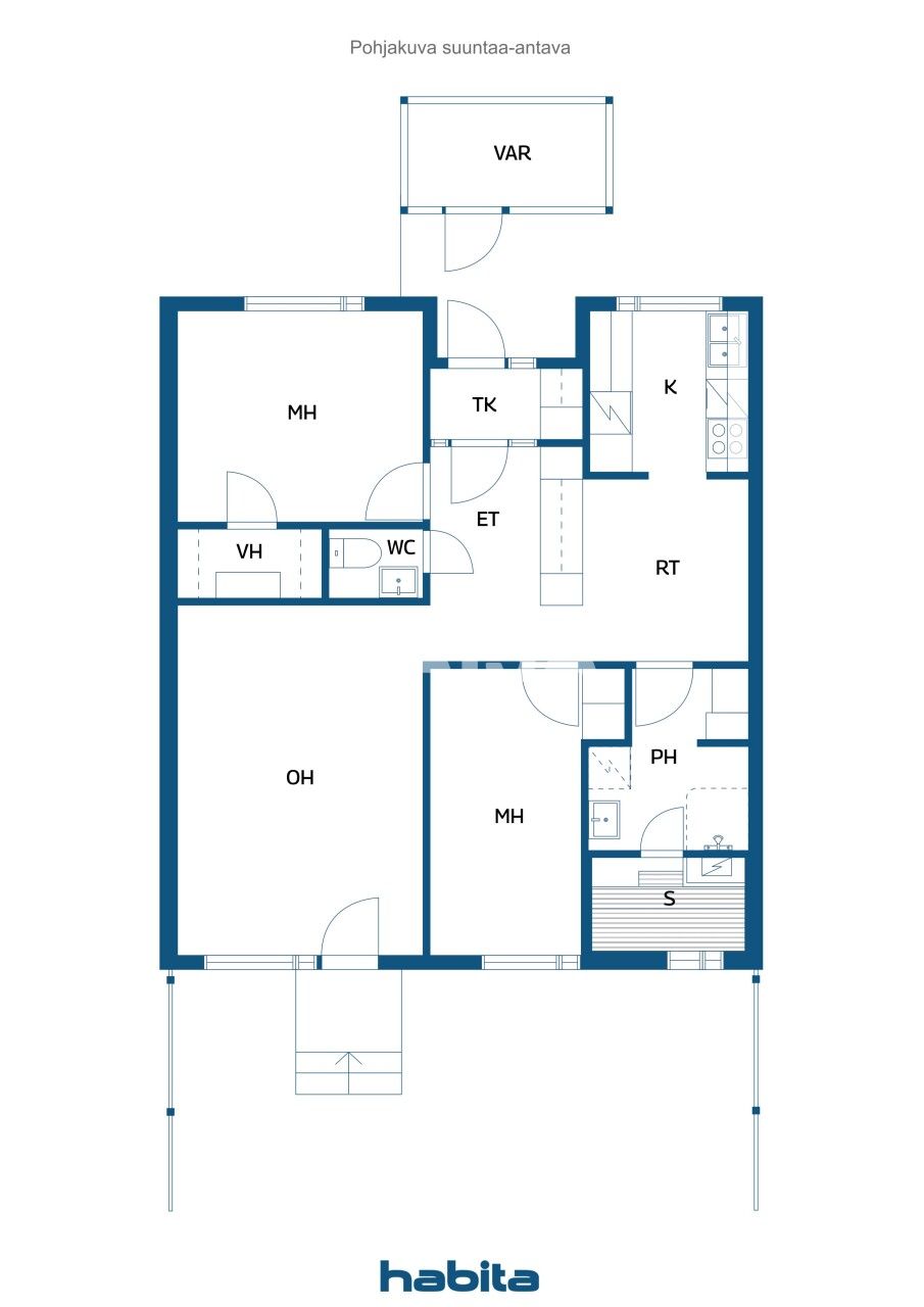 Wohnung 3 zimmer 78 m² Rovaniemi sub region, Finnland