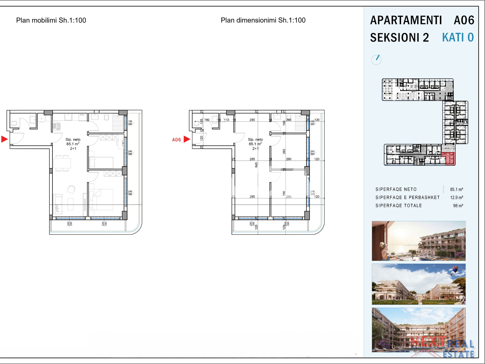 Квартира 3 комнаты 85 м² Radhime, Албания