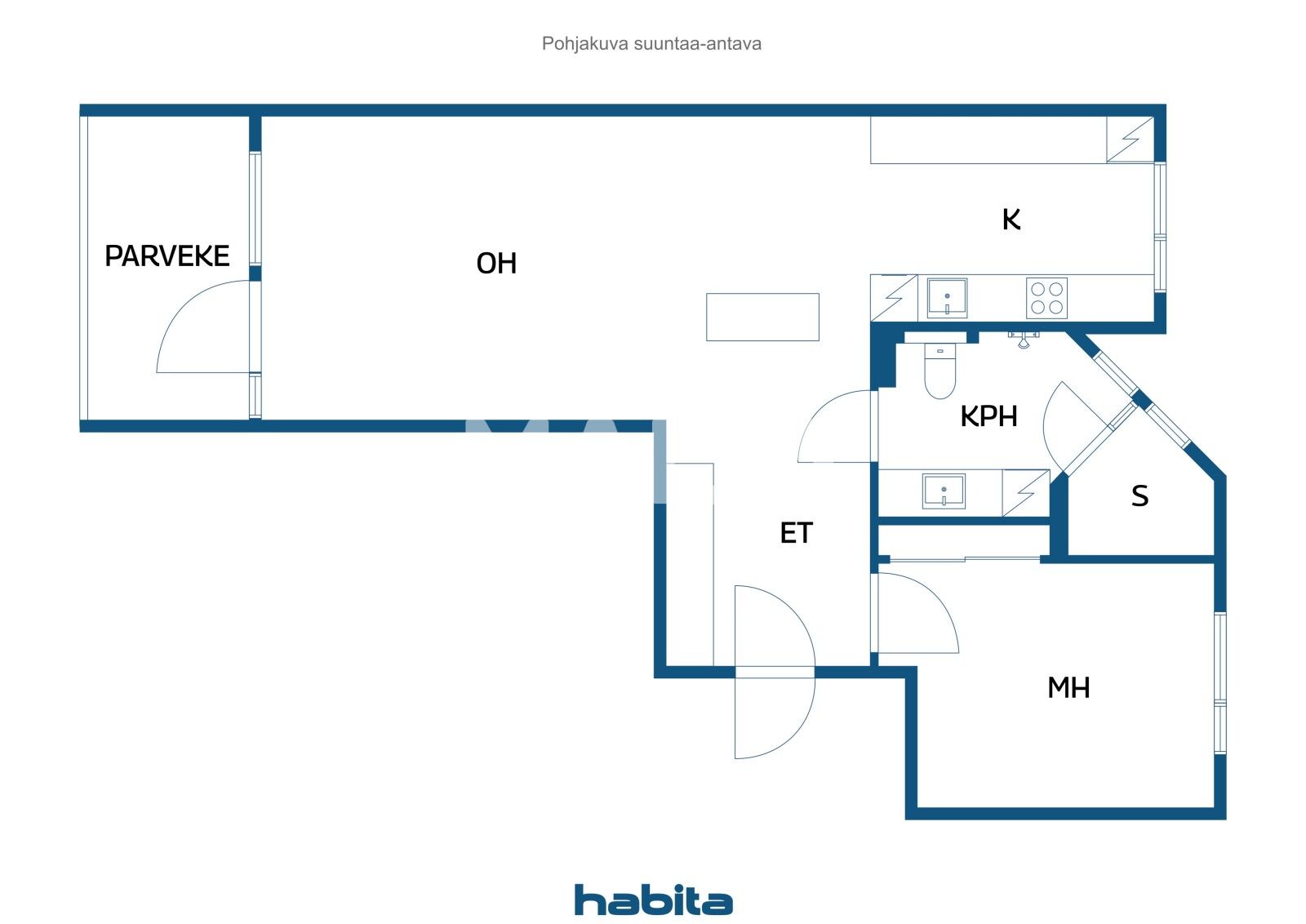 Mieszkanie 2 pokoi 63 m² Helsinki sub region, Finlandia