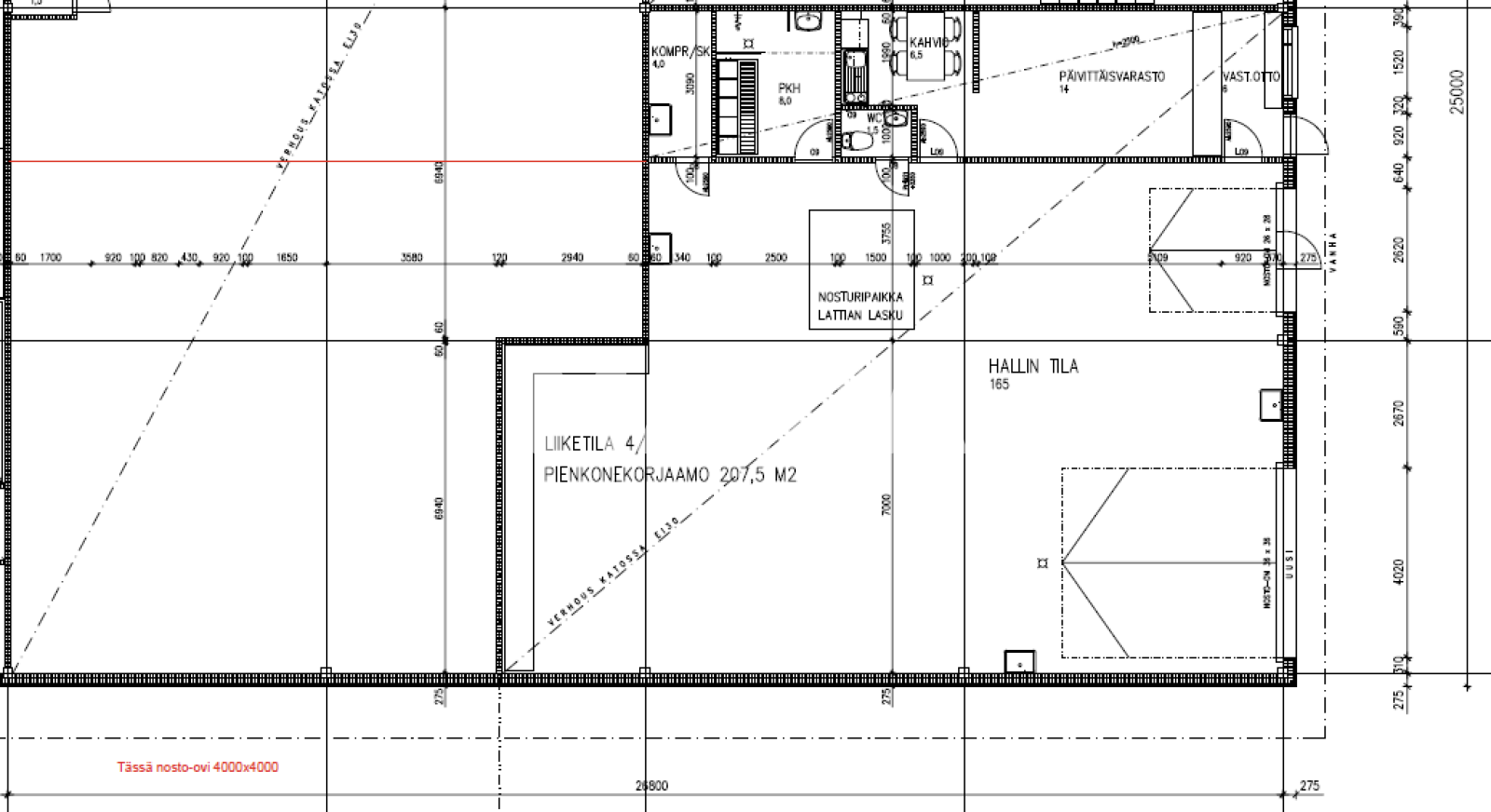 Producción 329 m² en Tornio, Finlandia