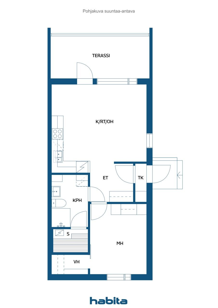 Wohnung 2 zimmer 50 m² Kempele, Finnland