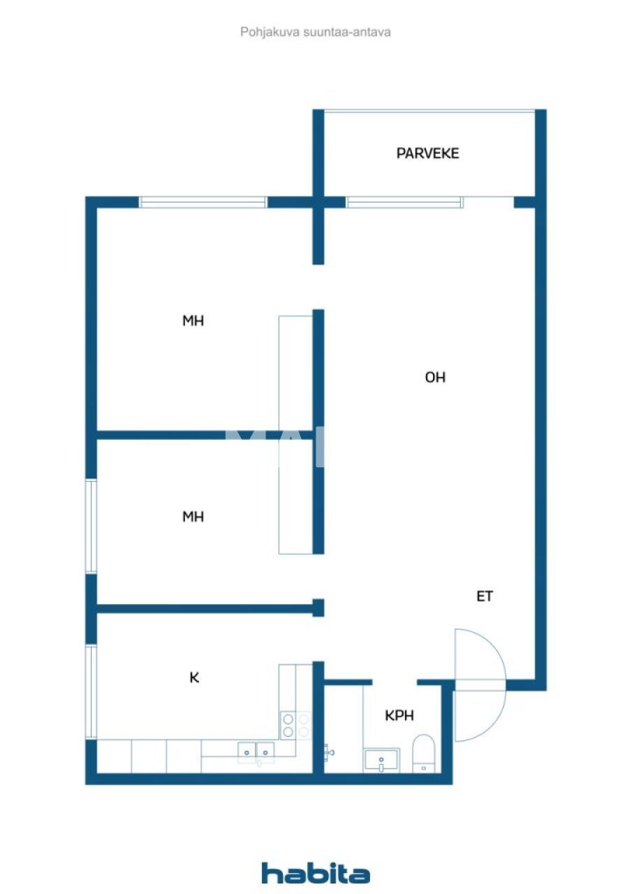 Appartement 3 chambres 71 m² Helsinki sub region, Finlande