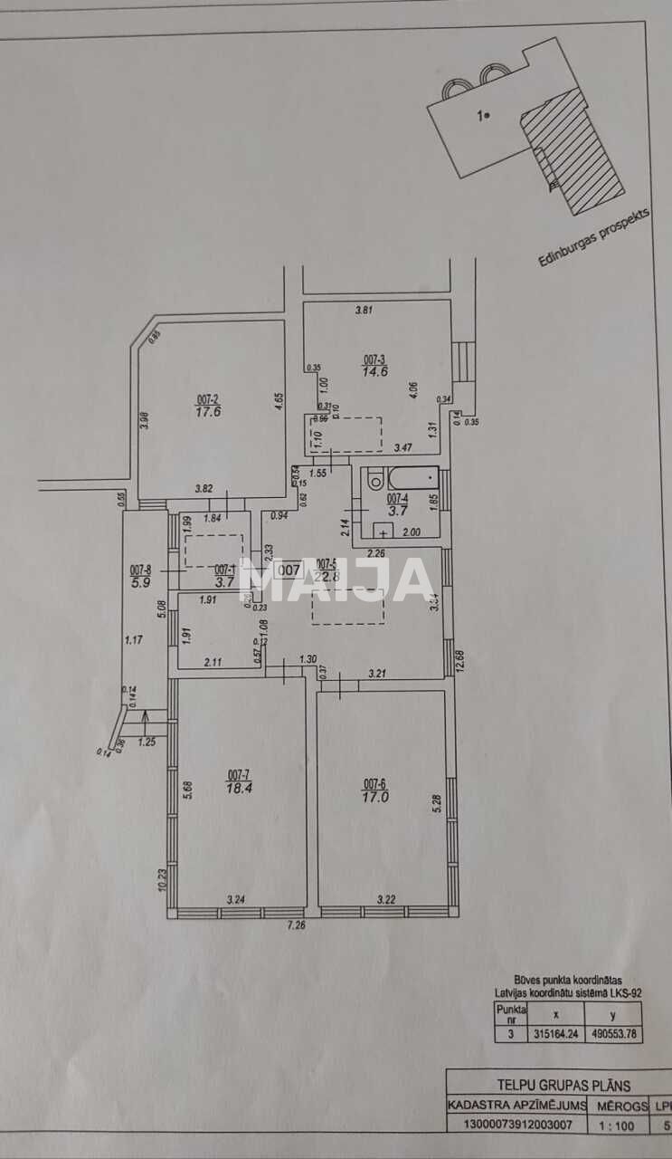 Casa 4 habitaciones 98 m² Jurmala, Letonia