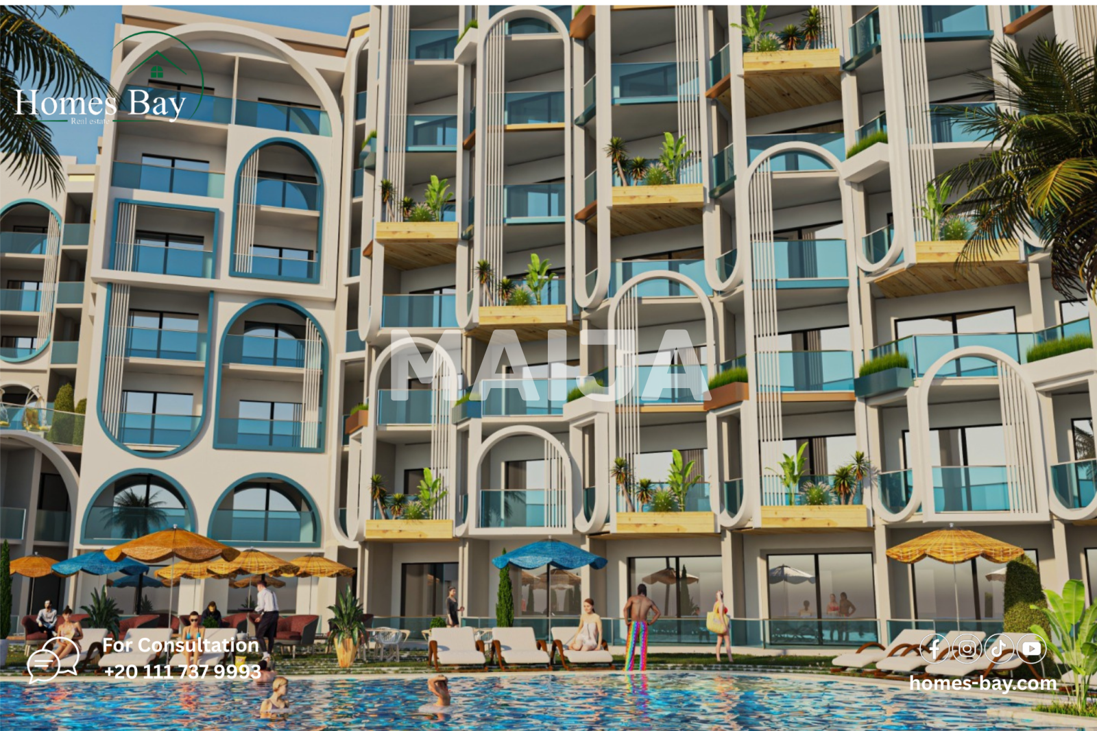 1 bedroom apartment 87 m² Al Ahia', Egypt