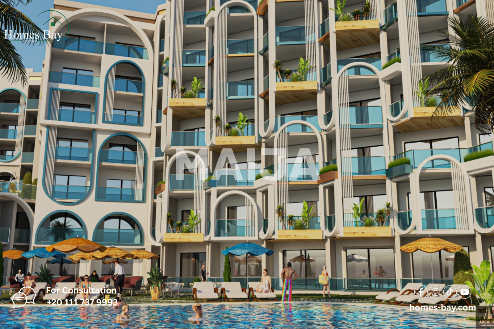 1 bedroom apartment 87 m² Al Ahia', Egypt