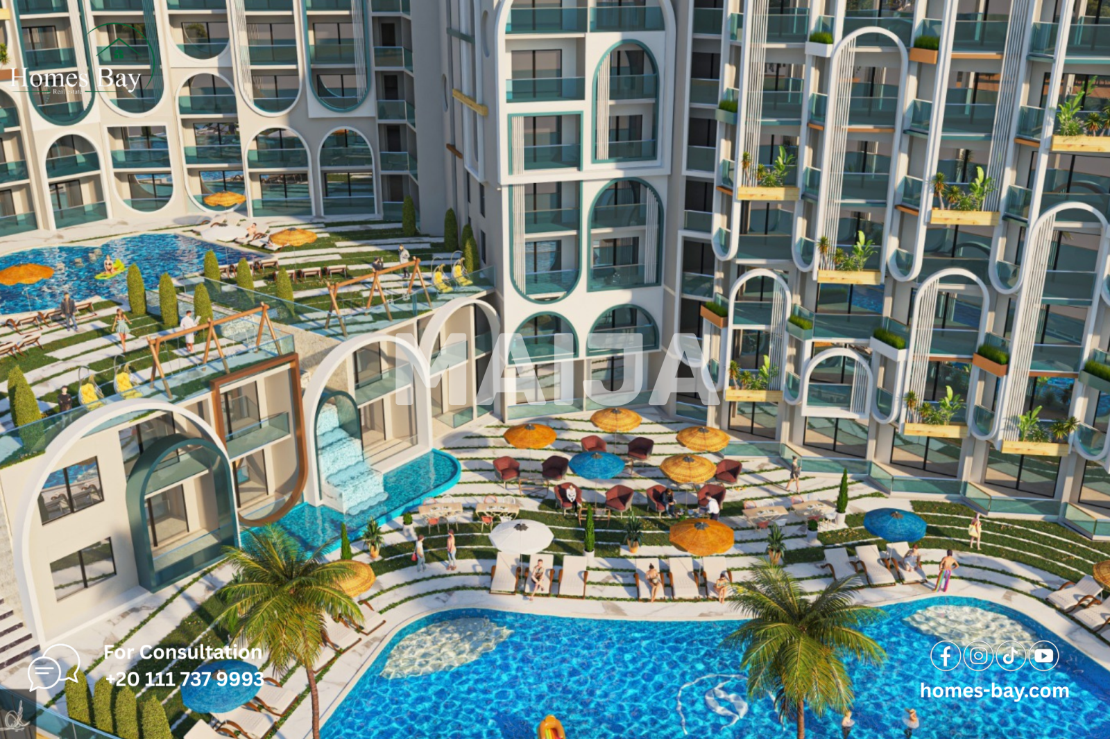 1 bedroom apartment 87 m² Al Ahia', Egypt