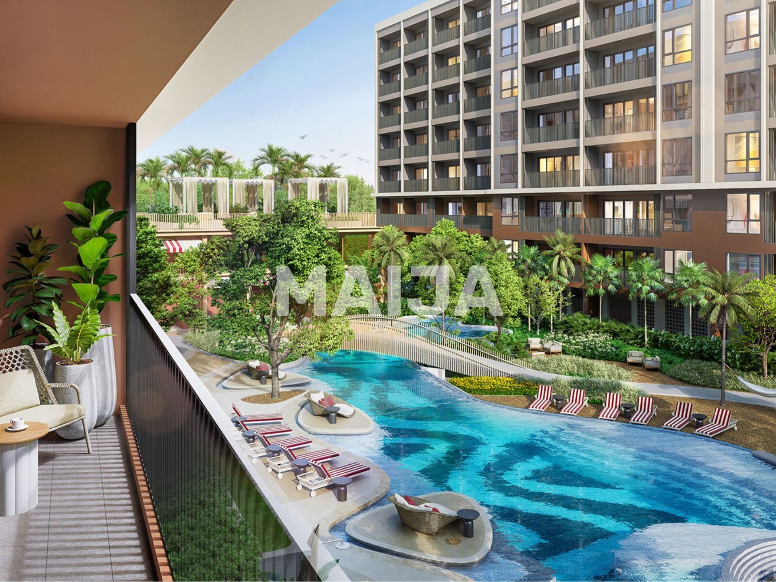 Wohnung 2 zimmer 30 m² Karon, Thailand